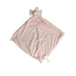 Angel Dear Pink Elephant Lovey Security Blanket Plush Baby Comfort Toy 16"x16"